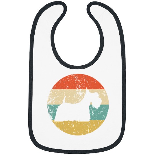 Dog Scottish Terrier vintages Retro Scottie Dog Bibs