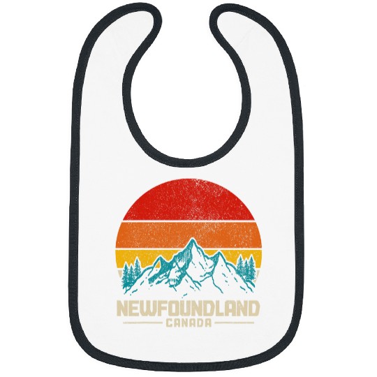 Newfoundland Canada vintages Mountains Hiking Nature Canadian Bibs