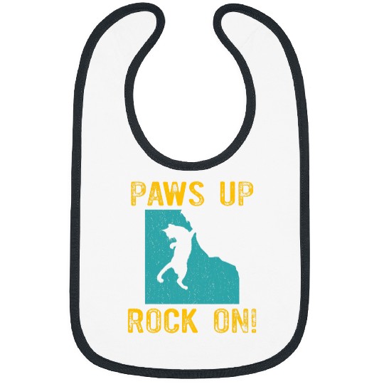 Mountain Climbing Bouldering Rock Climber Feline Cat Lover 6 Bibs