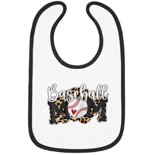 Womens Womens Baseball Mom Funny Softball Mom Mothers Day Bibs