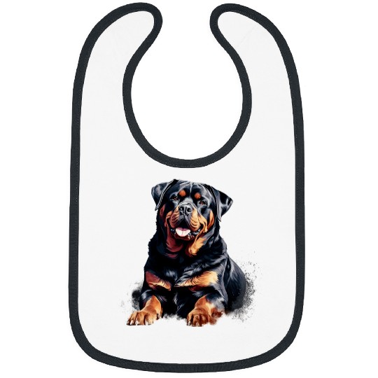 Regal Rottweiler Dogloving artworks K9 1 Bibs