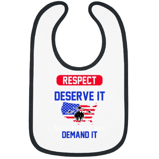 Respect American Pride Design Native American Bibs