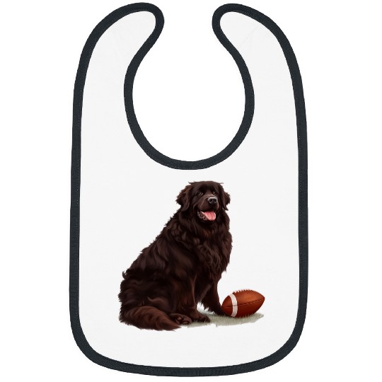 Newfoundland Dog Football Sports Team Animal Bibs