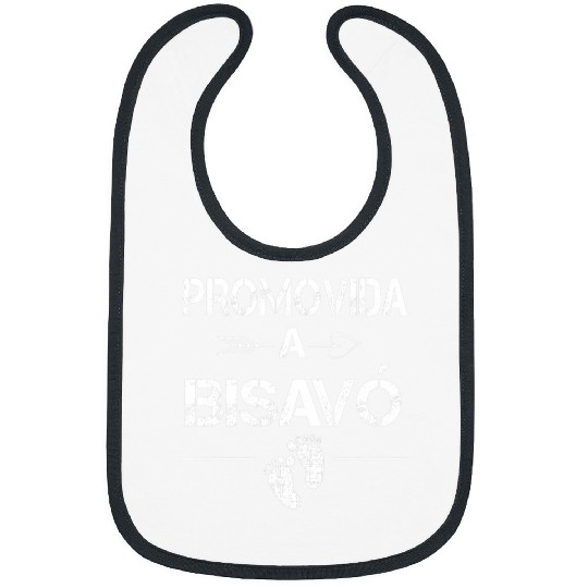 Promovida A Bisavo Portuguese Great Grandma Baby Shower Bibs