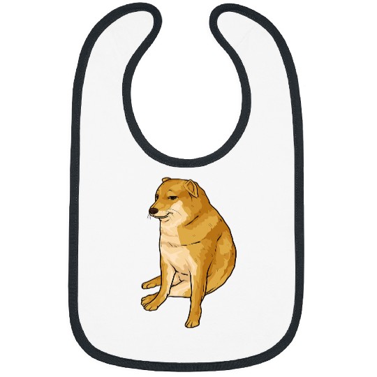 Dog Shiba Inu Cheems Dog Funny Shiba Inu Dank Meme Bibs