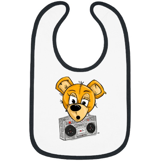 Teddy Bear Radio by San Francisco Street Artist Zamiro Bibs