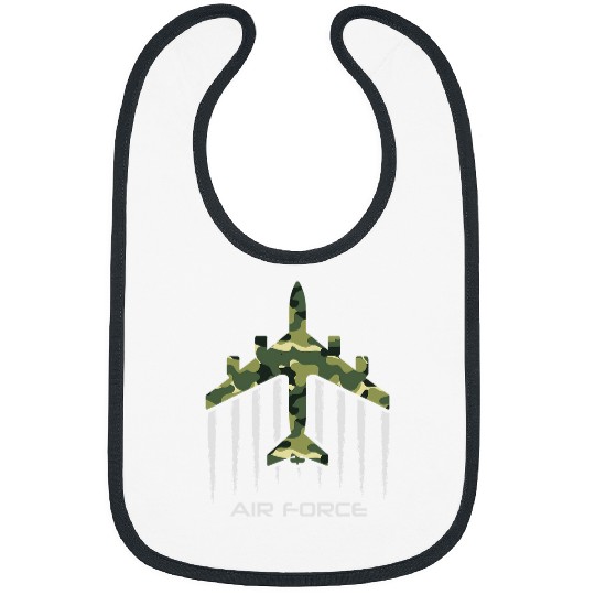 american flag air ce camouflage pilot jet Bibs