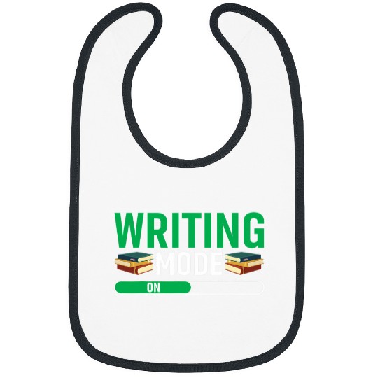 Writing Mode On Book Author Writer 1 Bibs