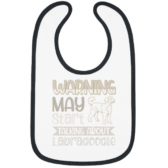 Warning May Start Talking About Labradoodle Dog 1 Bibs