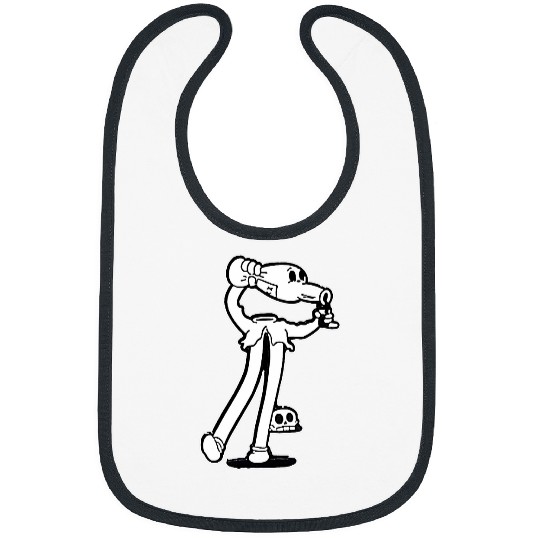 Koko the Clown ghosts Skull Poison Cartoon XXX Bibs