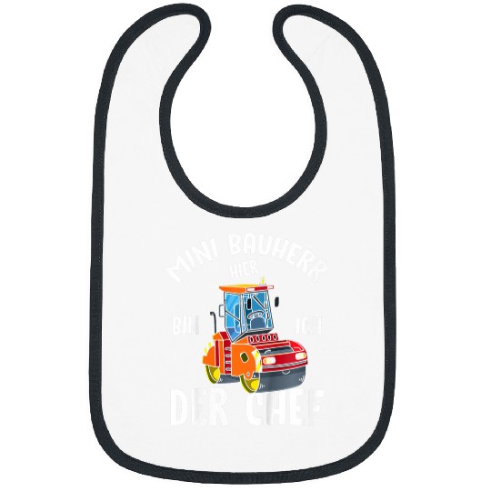 Kids Mini Bauherr Hier Bin Ich Der Chef Street Roller Boys Bibs