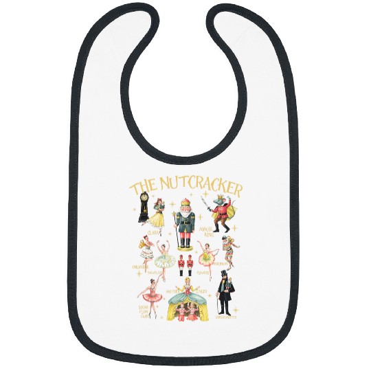 Women Christmas Nutcracker Ballet Sugar Plum Fairy Party Bibs