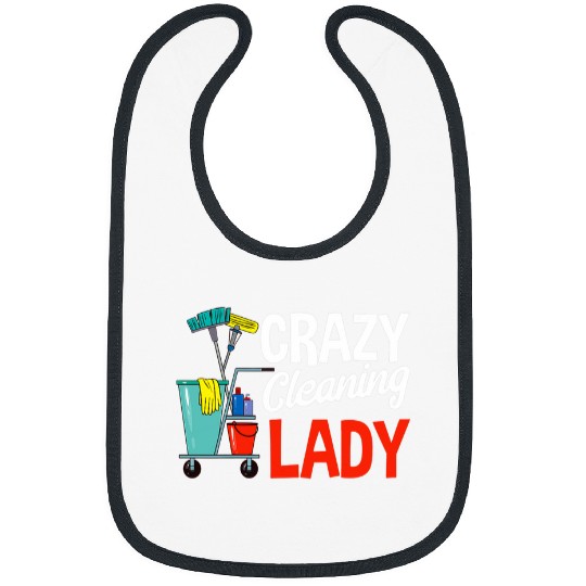 Womens Funny Housekeeper Housewife Quote for Cleaning Wife Bibs