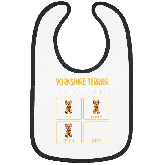 Yorkshire Terrier Dog Training Guide Bibs