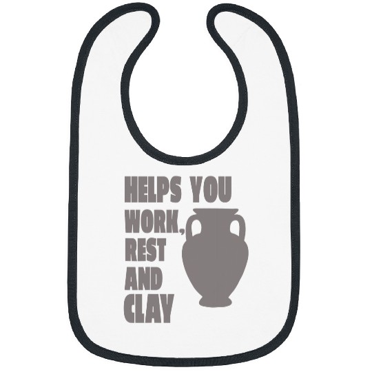 Pottery Porcelain Artist Helps you work rest and Clay Bibs