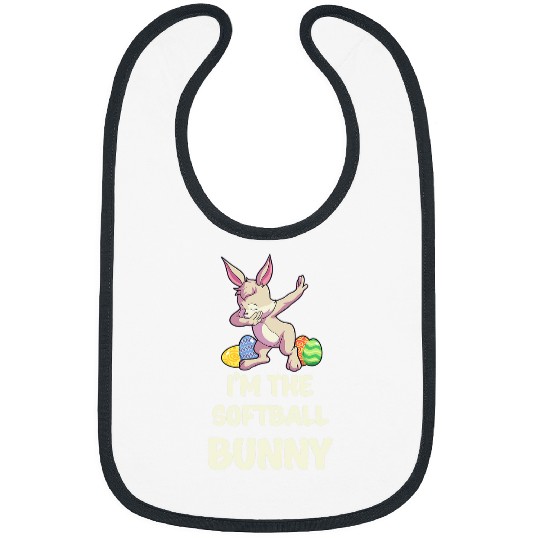 Softball Bunny Matching Family Group Easter Party Bibs