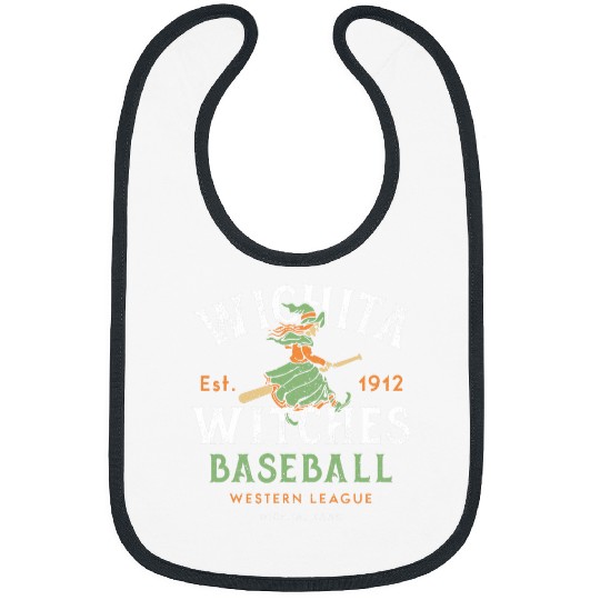 Wichita Witches Kansas vintages Defunct Baseball Unisex Bibs