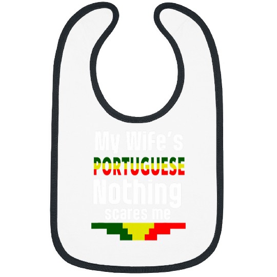 Portuguese Wife Portugal Husband Anniversary Wedding Gift Bibs