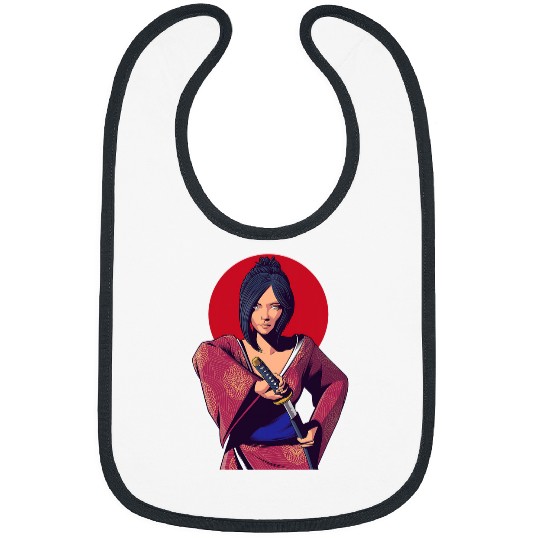 vintages Japanese Kawaii Geisha Anime Girl in Kimono 22 Bibs