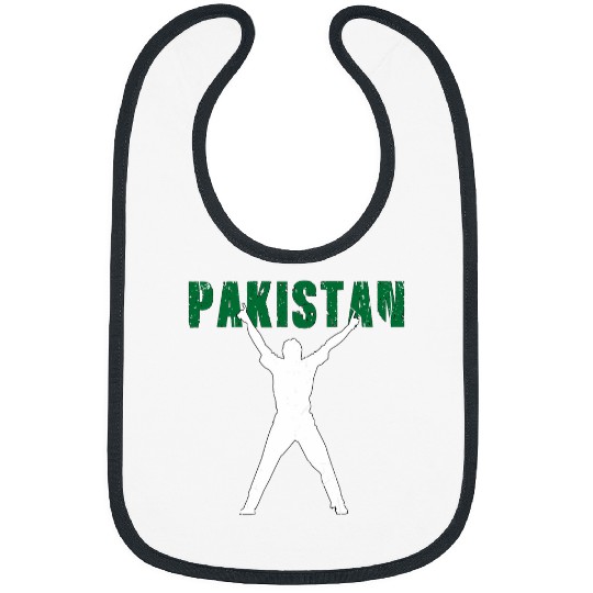 Pakistan Cricket Men Women Kids Boy Girl Pakistani cricketer 1 Bibs