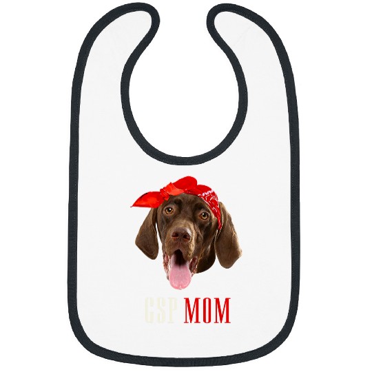 Womens German Shorthair Pointer bests GSP Mom Ever Bibs