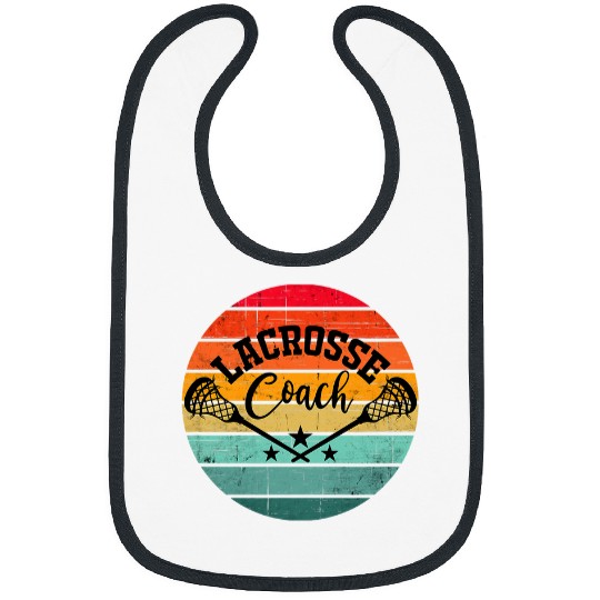 Lacrosse Coachs s Retro vintages Style Laxer Team Tee Bibs