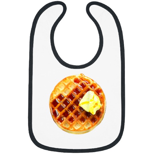 Waffle Cosume Easy Halloween Breakfast Dessert Art on back Bibs