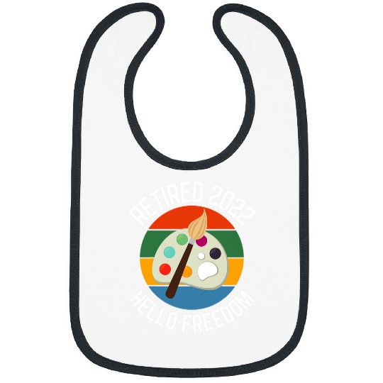 Retired Painter Hello Freedom Artist 1 Bibs