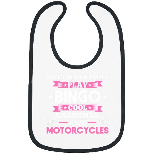 Womens Funny Bike Life Cool Grandmas Ride Motorcycles Bibs