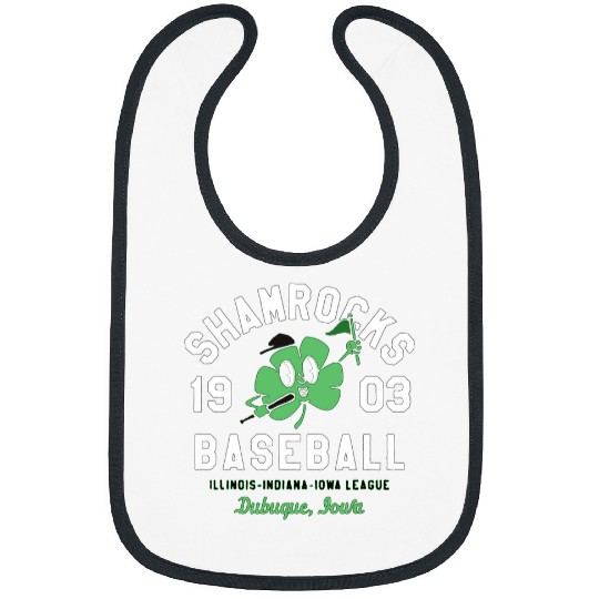 vintages Dubuque Iowa Shamrocks Defunct Historical Baseball Bibs
