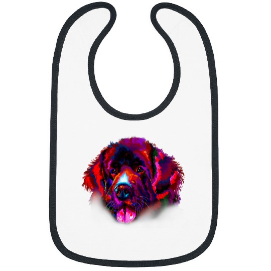 Newfoundland dog for a Newfoundland dog Mom Bibs