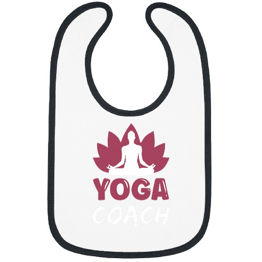 Yoga Coachs Meditation Hobby Lover Cute Bibs