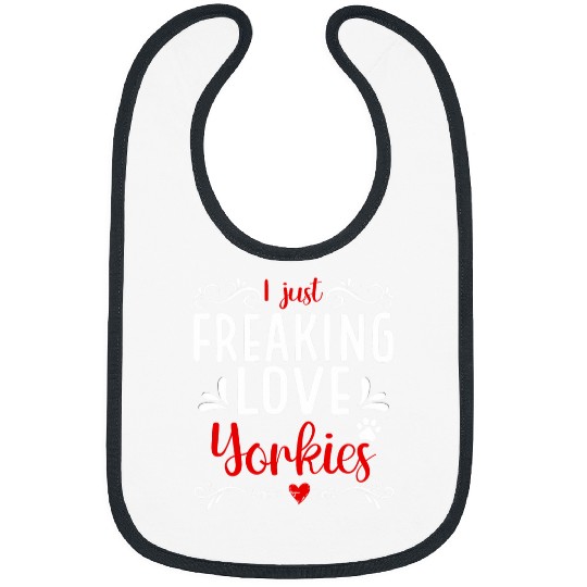 Yorkiepoo Dog Puppies Owner I Just Freaking Love Yorkie Poo Bibs