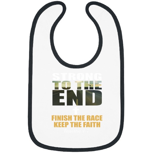 Motivational Workout Fitness Timothy Bible Verse Bibs