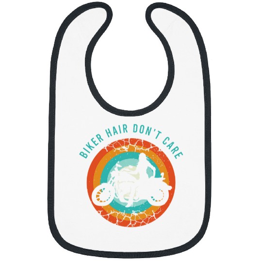 Womens Cool Motorcycle Saying With Retro Rider Art For A Biker Bibs