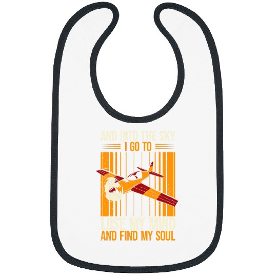 And Into The Sky Flying Airplane Pilot Flight Plane Aviation Bibs