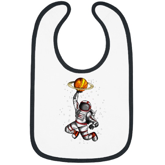 Moon Planet Spacesuit Astronaut Rough Rider Jumps In Space Bibs