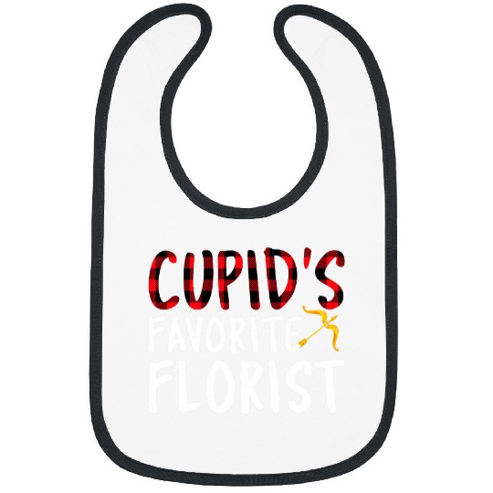 Valentines Day Cupids Favorite Florist Bibs