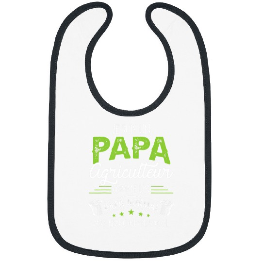 Mens Dad Farmer Humour Christmas Gift Personalised Bibs
