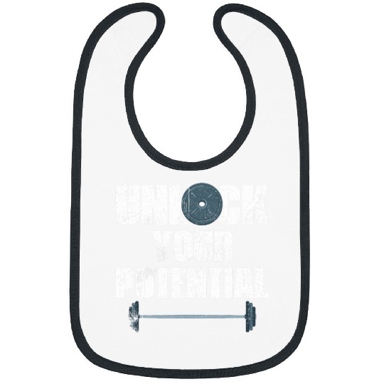 Unlock Your Potential Gym Fitness Workout Bibs