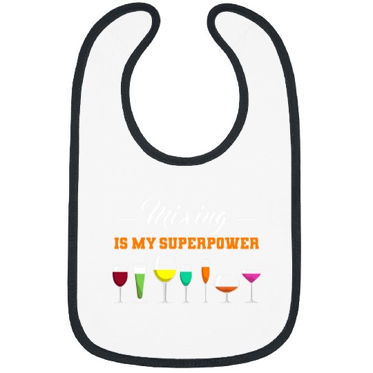 Mixing Is My Superpower Cocktail Mixing Bartending Bartender Bibs