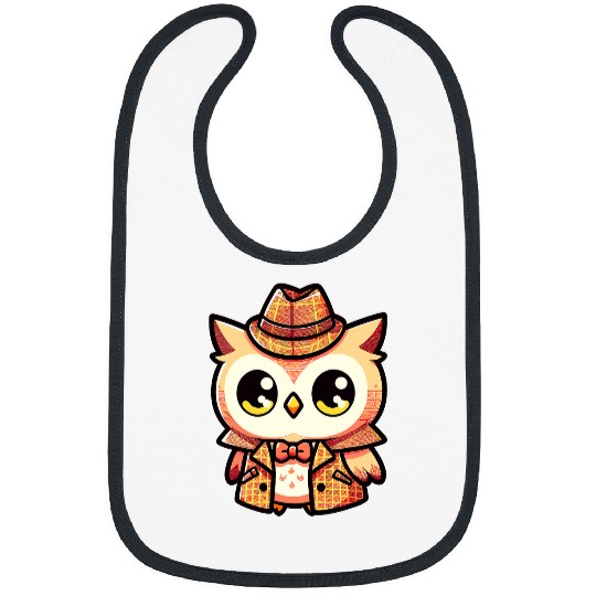 Owl Detective 2Adventure Sleuth Owlet 2Baby Owl Bibs