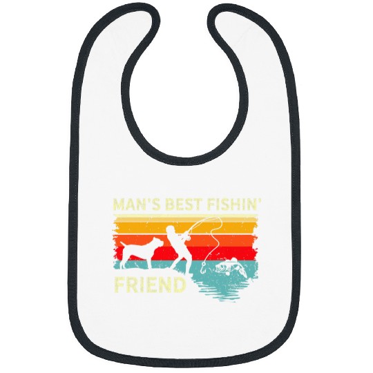 Retro Cane Corso Fishing Buddy Mans bests Friend Fisherman Bibs