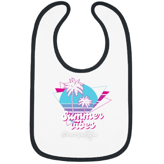 summer vibes nurses life cool nursing student nurses beach RN Bibs