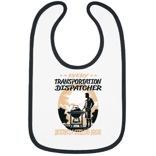 Transportation Dispatcher Funny BBQ Chef or Grill Fun Bibs