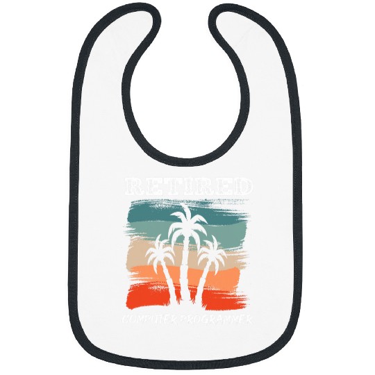 Funny Retirement Design for Computer Programmer Bibs