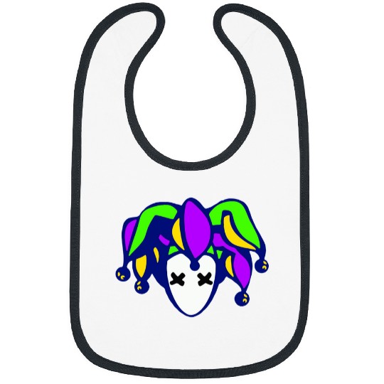 Mardi Gras Clown Party Festival Parade carnivals 2Costume Bibs