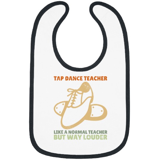vintages Tap Dancer Dance Teacher Appreciation Tap Dance Bibs
