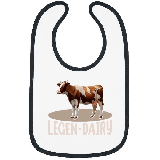 LegenDairy Funny Farm Life Cow Farmer Bibs