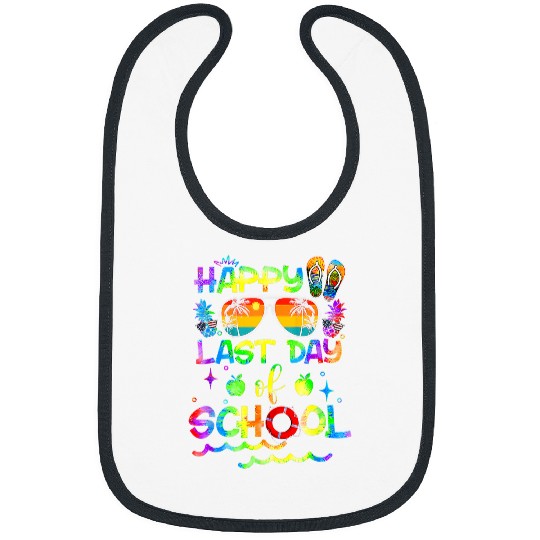 Funny Happy Last Day Of School Hello Summer Student Teacher Bibs